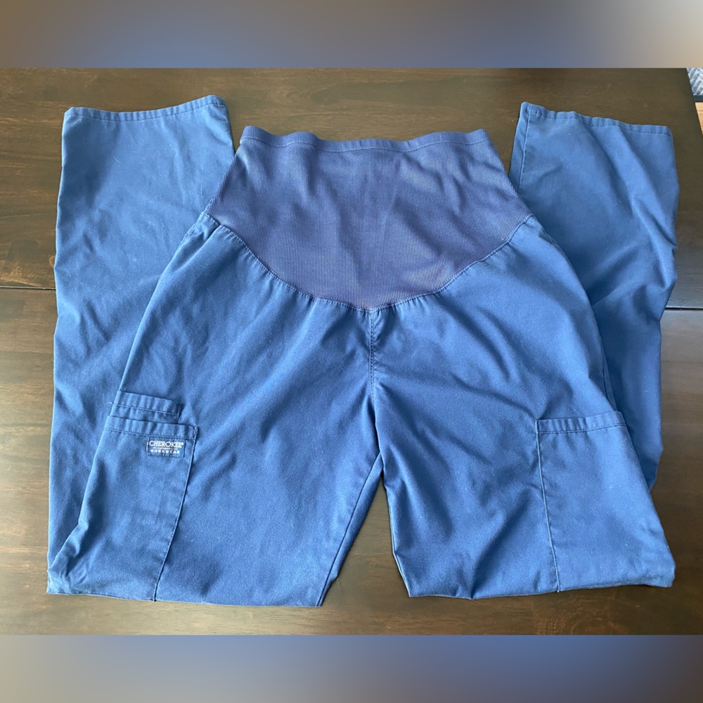 Cherokee Workwear Maternity Cargo Scrub Pants